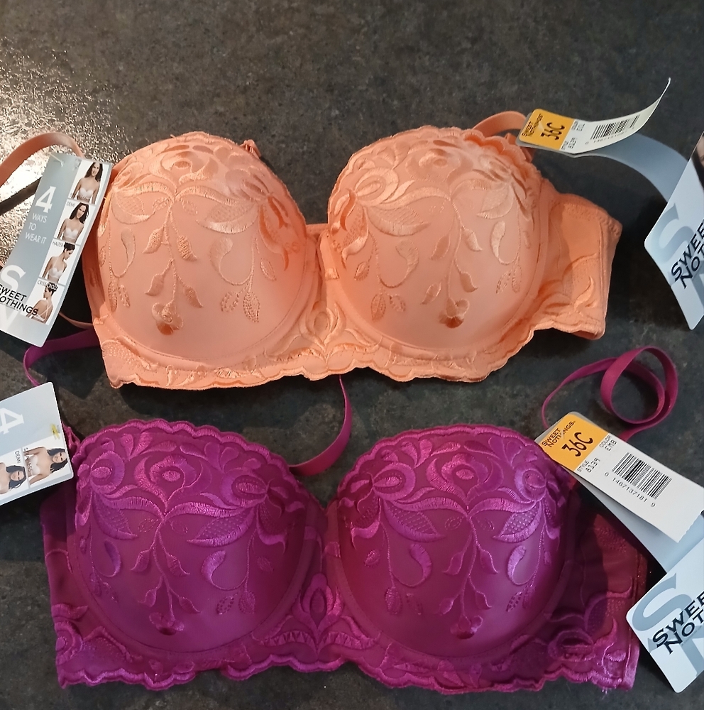 Maidenform Sweet Nothings Blue Lace Bra